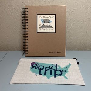 Traveling Journal and Money savings bag.